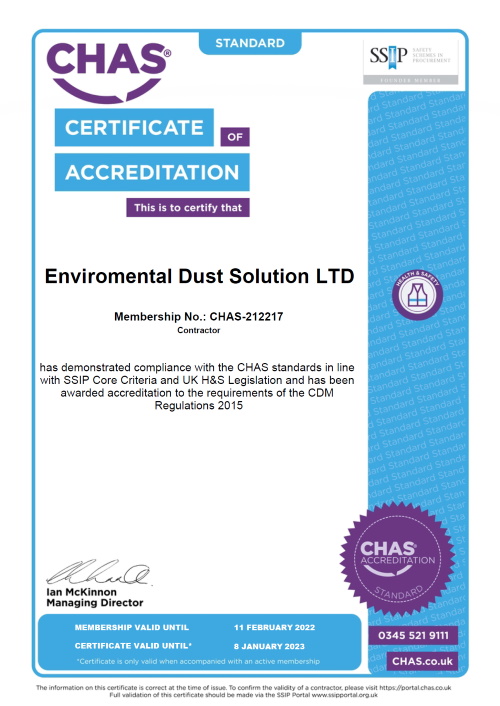 CHAS Certificate - EDS